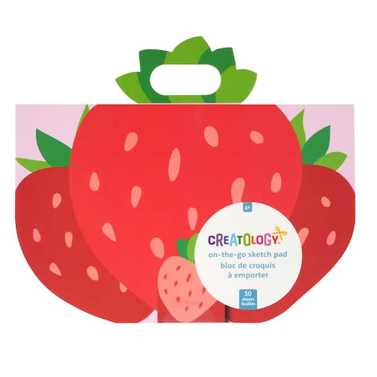 12 Pack: Strawberry On-the-Go Sketch Pad by Creatology&#x2122;